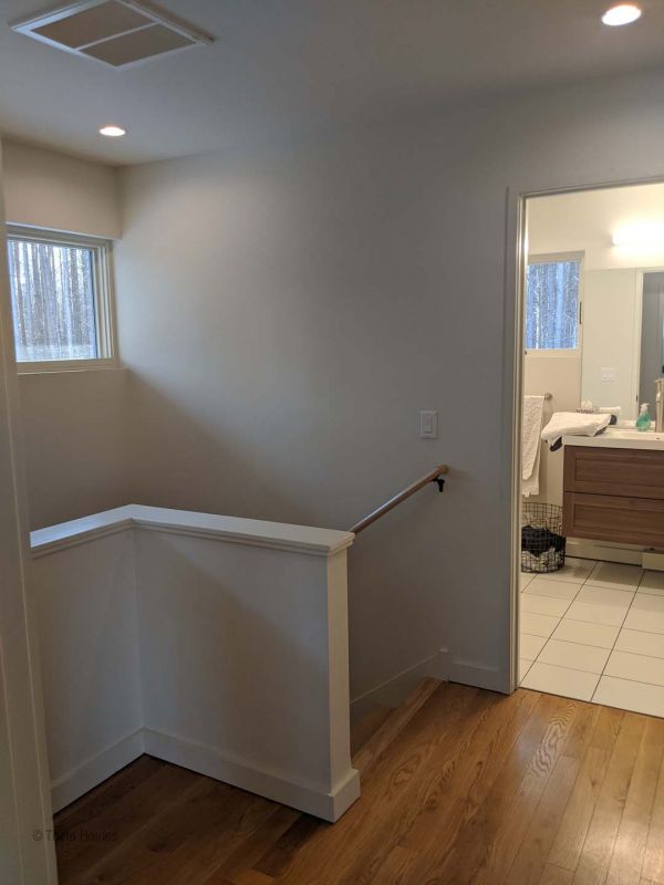 Exterior detail showcasing door and trim work