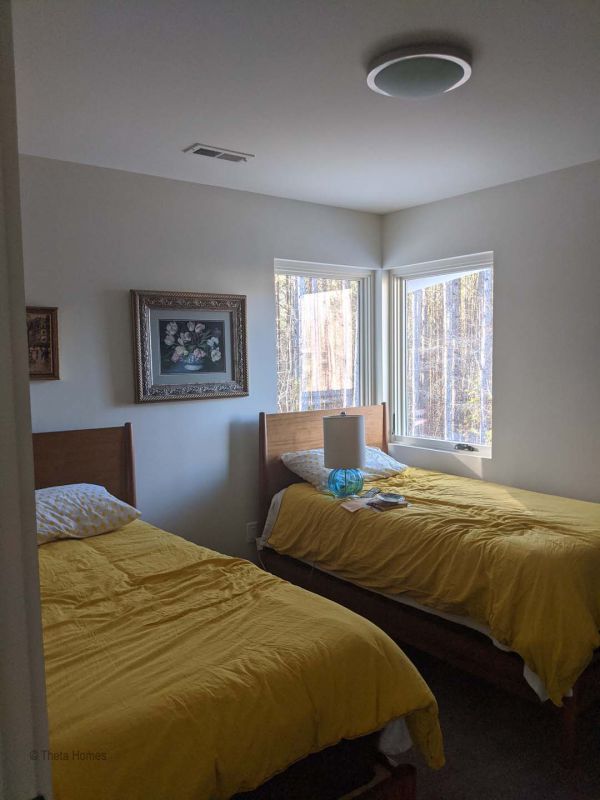 Front porch detail with materials and accents