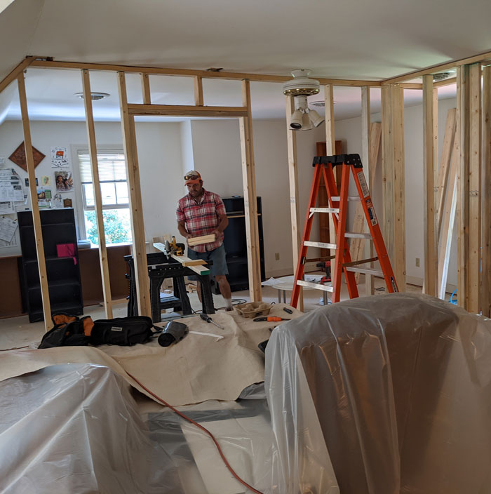 Bedroom Makeover – Suite Conversion by Theta Homes Richmond VA